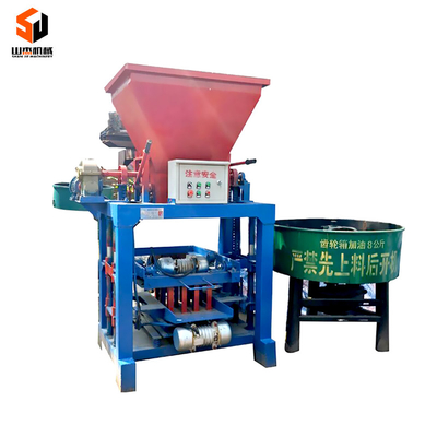 Solid small manual hollow concrete cement brick making machine small scale business ideas